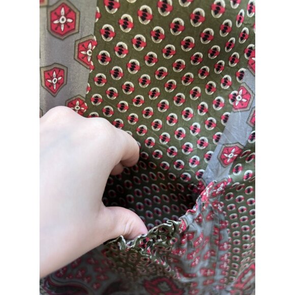 Johnny Was Dress/Silk Slip Gray Multi S - Picture 6 of 9